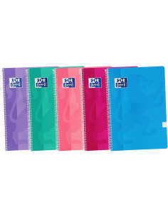 Oxford pack de 5 cuadernos A4 cuadrícula 4x4