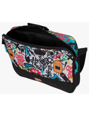 Interior de la cartera escolar Monsters