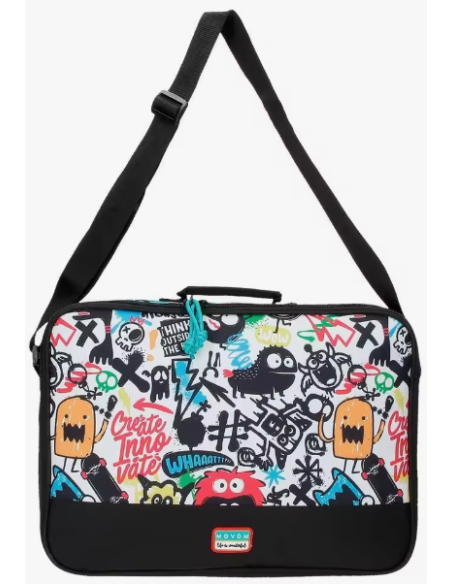 Cartera escolar Monsters con bandolera
