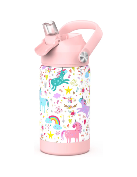 Ntswasd botella térmica infantil 350 ml unicornio