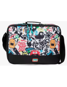 Cartera escolar Monsters vista frontal