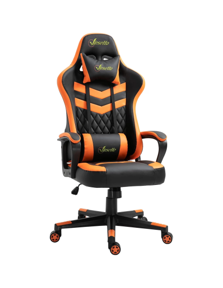 Vinsetto 921-199OG silla gaming negra y naranja