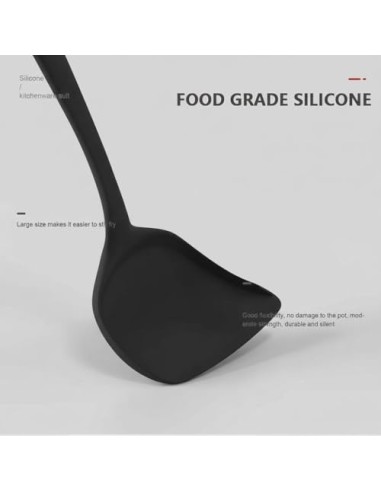 Juego de utensilios de cocina de silicona (32 piezas) con mango de acero inoxidable resistentes al calor y antiadherentes con