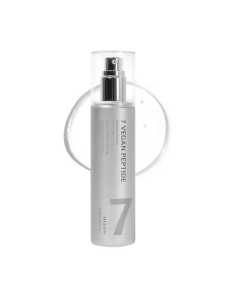 SÉRUM POTENCIADOR CON 7 PÉPTIDOS 150ML – Booster Serum, Brillo Instantáneo Glass Skin, Refinamiento de Poros, Hidratación