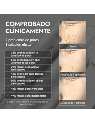 SÉRUM POTENCIADOR CON 7 PÉPTIDOS 150ML – Booster Serum, Brillo Instantáneo Glass Skin, Refinamiento de Poros, Hidratación