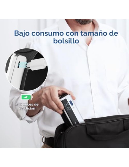 CheckMe Armfit Tensiometro de Brazo Digital con Brazalete Grande para Uso Doméstico, Bluetooth Medidor Tension Arterial