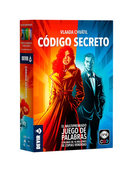Código Secreto Devir juego de mesa de espías y palabras