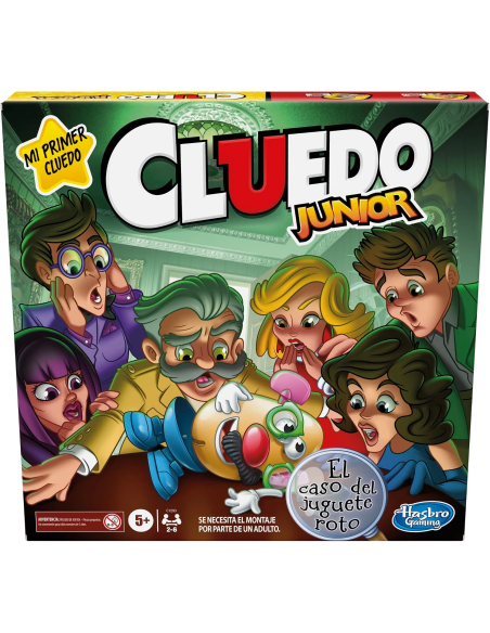 Cluedo Junior Hasbro juego de misterio infantil