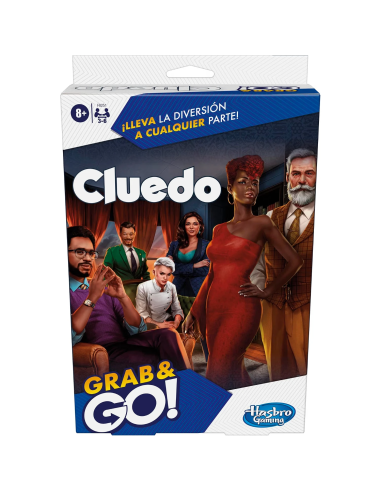 Cluedo Grab & Go Hasbro juego de viaje portátil
