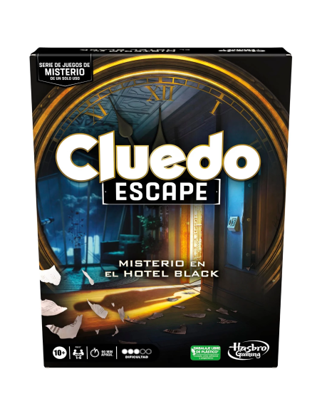 Cluedo Escape Hotel Black Hasbro | 1-6 Jugadores