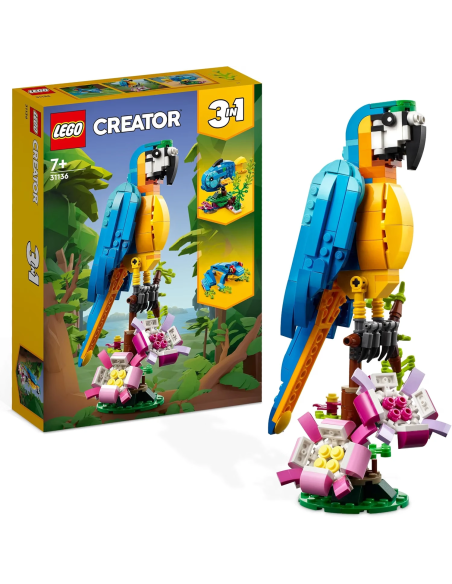 LEGO Creator 3 en 1 Loro Exótico 31136