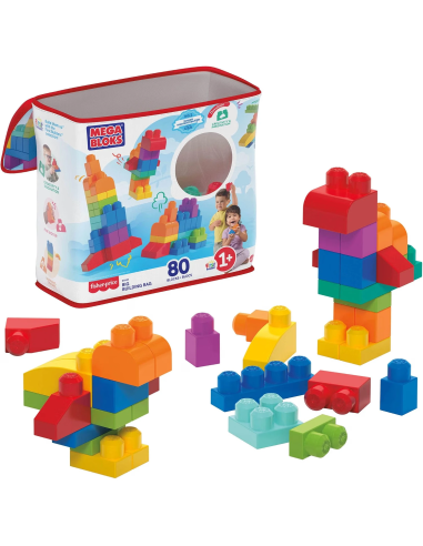 MEGA BLOKS Bolsa Clásica 80 bloques DCH63