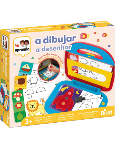 Diset Yo Aprendo a Dibujar con pupitre luminoso