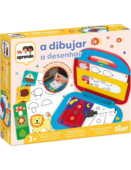 Diset Yo Aprendo a Dibujar con pupitre luminoso