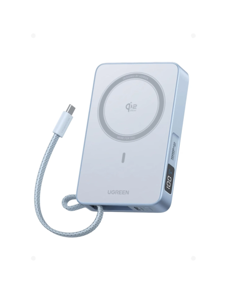 UGREEN MagFlow Qi2 25W batería externa magnética 10000mAh