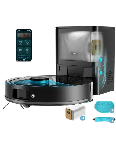 Cecotec Conga Y80 X-Treme robot aspirador 13000 Pa con base de autovaciado