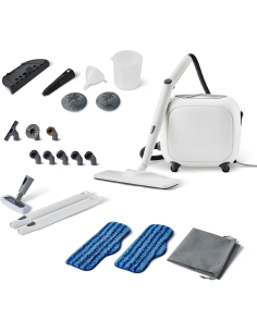 Amazon Basics DS-PSC10-EU limpiador a vapor 1500 W 1,5 litros con accesorios