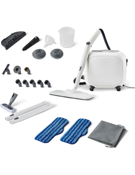 Amazon Basics DS-PSC10-EU limpiador a vapor 1500 W 1,5 litros con accesorios