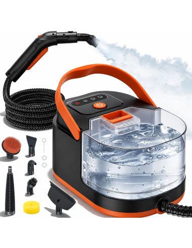 Limpiador a vapor 105 grados con depósito extraíble de 1,5 litros