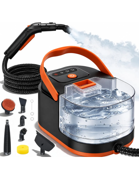 Limpiador a vapor 105 grados con depósito extraíble de 1,5 litros