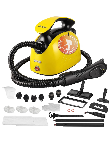 Waitbird CB-03A limpiador a vapor portátil 2500 W con 21 accesorios