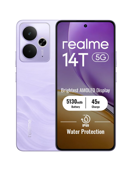 realme 14T 5G 256 GB púrpura con 8 GB RAM