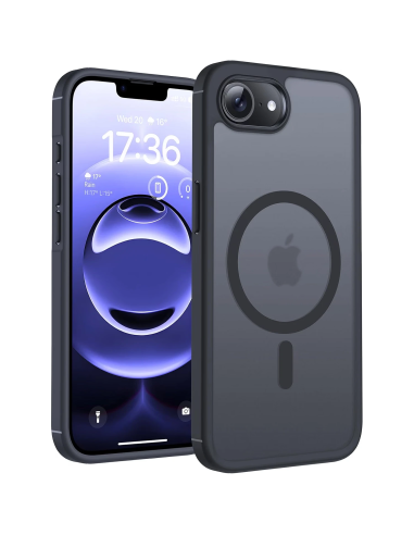 TOCOL funda magnética para iPhone 16e titanio negro