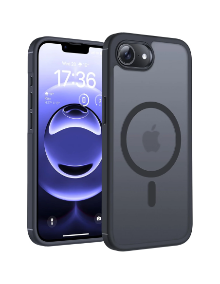 TOCOL funda magnética para iPhone 16e titanio negro