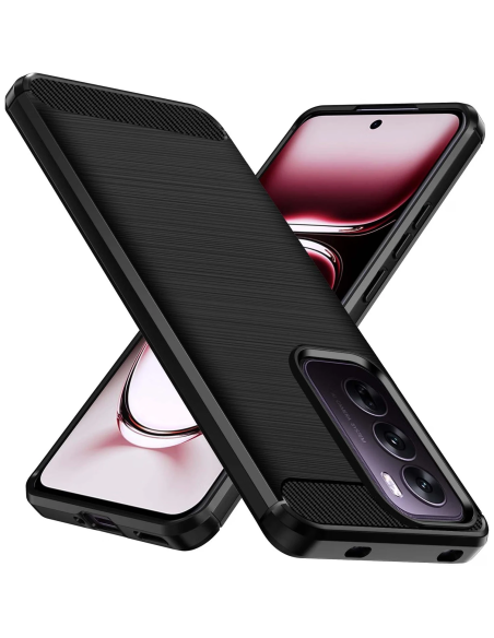 Funda iVoler negra antigolpes para OPPO Reno12 5G