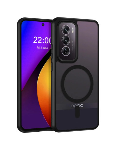 Funda magnética VENINGO negra para OPPO Reno 12 5G