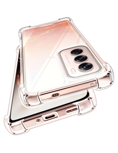 Funda transparente iVoler antiamarilleo para OPPO Reno 12 5G