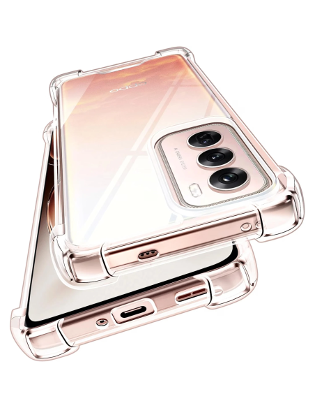 Funda transparente iVoler antiamarilleo para OPPO Reno 12 5G