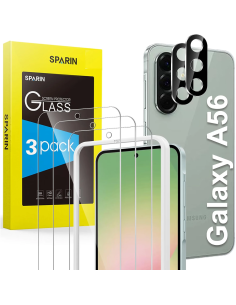 Protectores SPARIN de pantalla y cámara para Samsung Galaxy A56 5G