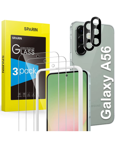 Protectores SPARIN de pantalla y cámara para Samsung Galaxy A56 5G