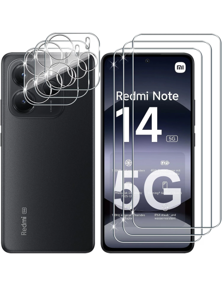 Protectores Lutree de pantalla y cámara para Xiaomi Redmi Note 14 5G