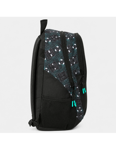 Mochila escolar Minecraft Safta vista lateral