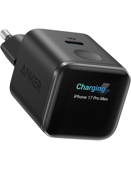 Cargador Anker Nano 45W USB-C con pantalla inteligente
