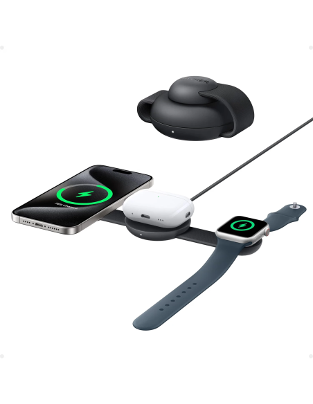 Anker MagGo cargador inalámbrico 3 en 1 plegable Qi2 15W