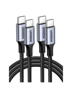 Pack de 2 cables UGREEN USB-C a USB-C 100W de 1 metro