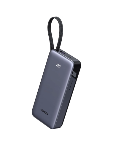 Batería externa UGREEN Nexode 20000 mAh 45W con cable USB-C integrado