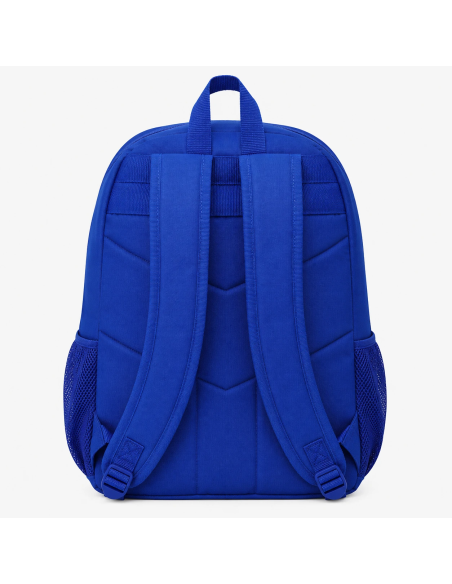 Mochila escolar Real Madrid Safta Blue 2026 vista trasera 8412688621583