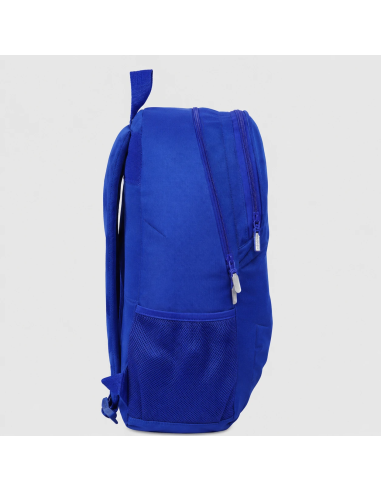 Mochila escolar Real Madrid Safta Blue 2026 vista lateral 8412688621583
