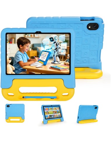 SUMTAB K108 Tablet para Niños 10" Android 15 128GB con Funda y Estilete