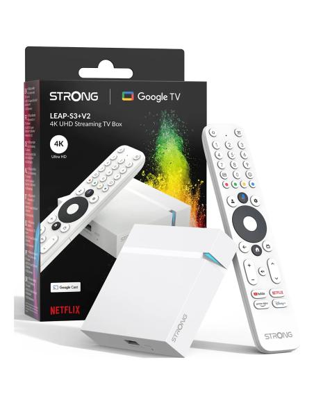 STRONG LEAP-S3+ V2 TV Box 4K con Google TV