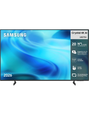 Samsung U8075H 43 pulgadas Smart TV Crystal 4K AI 2026