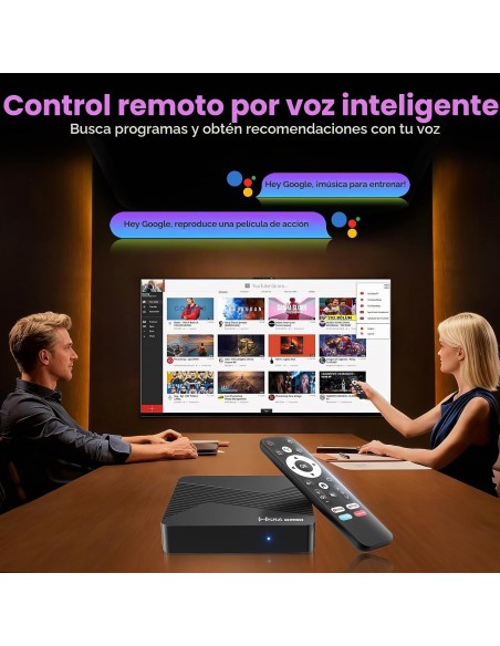 Smart TV Box Android 14.0 4K@60FPS, 2026 Última Android Box RK3528 RAM 2G ROM 16G WiFi6 Enternet 10/100M Bluetooth 5.0 USB 3.0