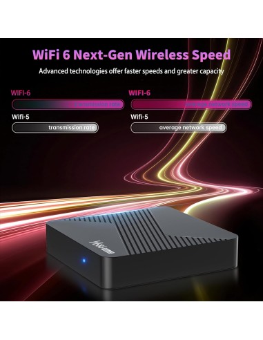 Smart TV Box Android 14.0 4K@60FPS, 2026 Última Android Box RK3528 RAM 2G ROM 16G WiFi6 Enternet 10/100M Bluetooth 5.0 USB 3.0