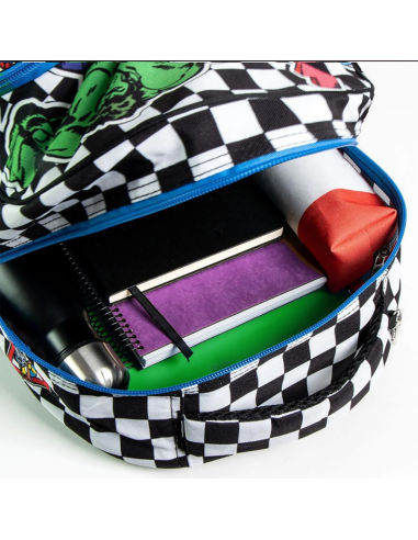 Interior de la mochila escolar Marvel Avengers Cerdá