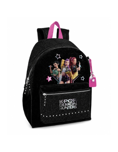 Mochila escolar K-Pop Demon Hunters Safta negra 43 cm