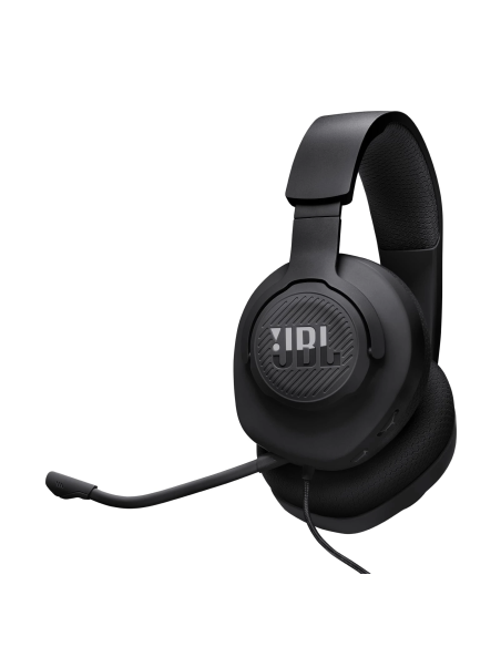 Auriculares gaming JBL Quantum 100M2 negros con micrófono desmontable